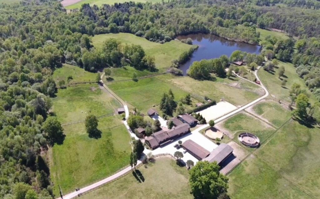 Vue aérienne écovillage